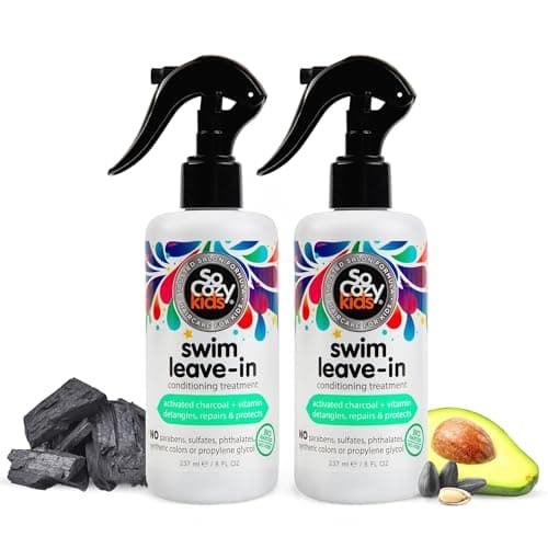 SO COZY Kids Swim Leave In Conditioner Spray, Protects Hair, 8 Fl Oz