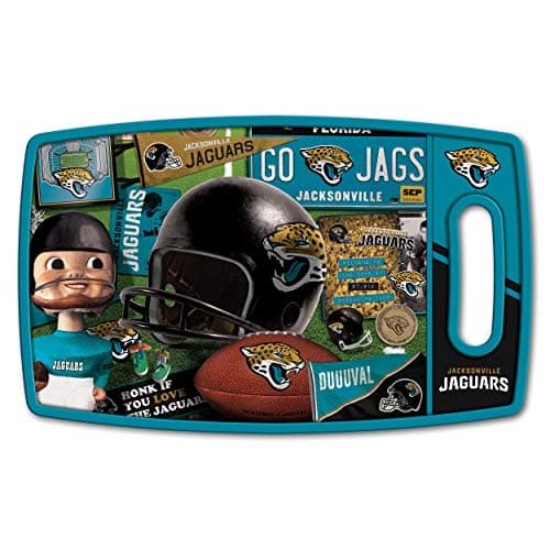 YouTheFan NFL Jacksonville Jaguars Retro Series Cutting Board